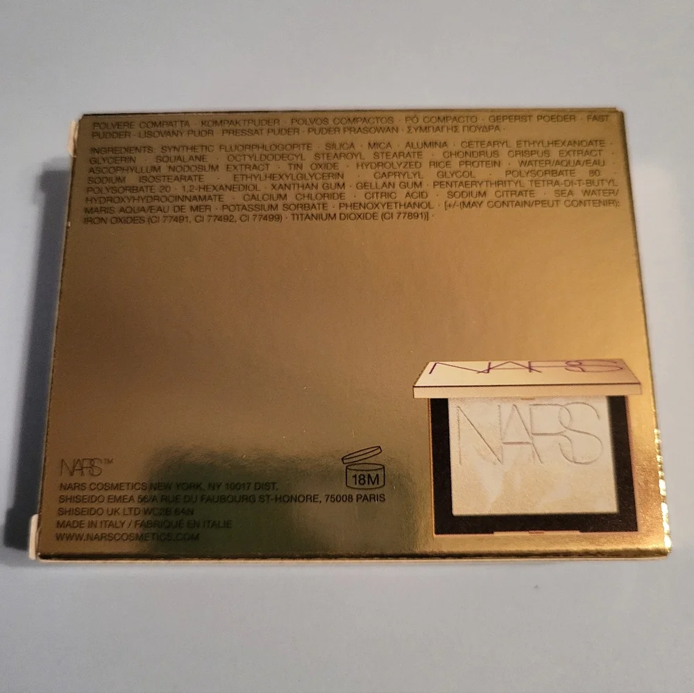 NARS Light Reflecting Pressed Setting Powder: Gold Dust, .35oz (Full Size), NIB